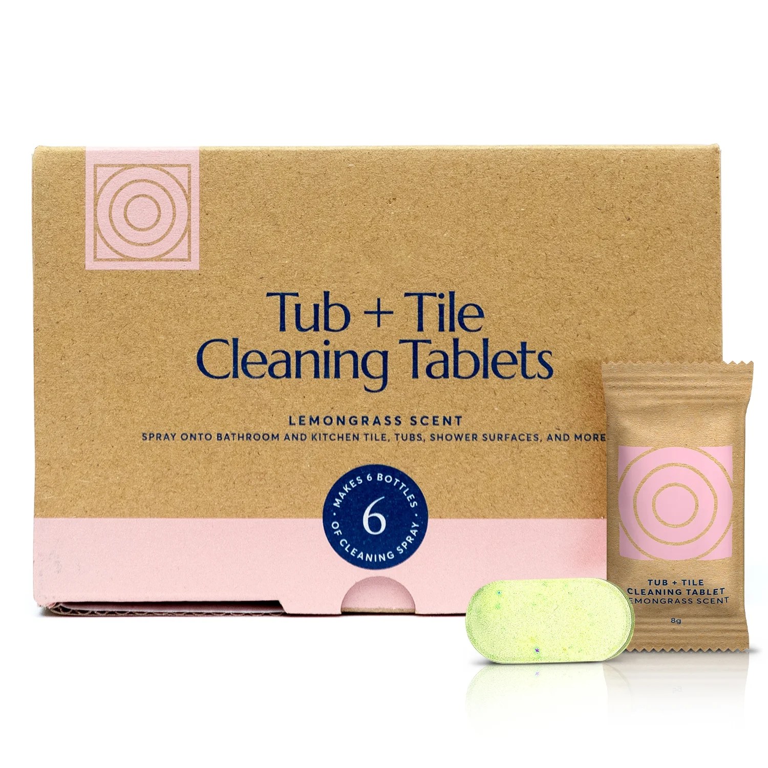 Cleanomic Tub and Tile Cleaning Tablets (6 Pack) Household Cleaner