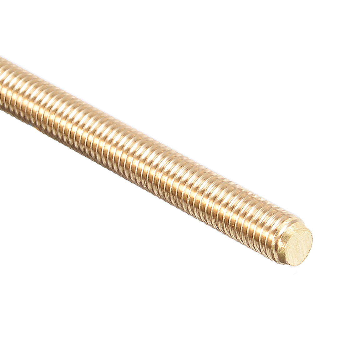 Unique Bargains Zinc Plated Brass Fully Threaded Rod M5 Dia 500mm Length Right Hand Thread