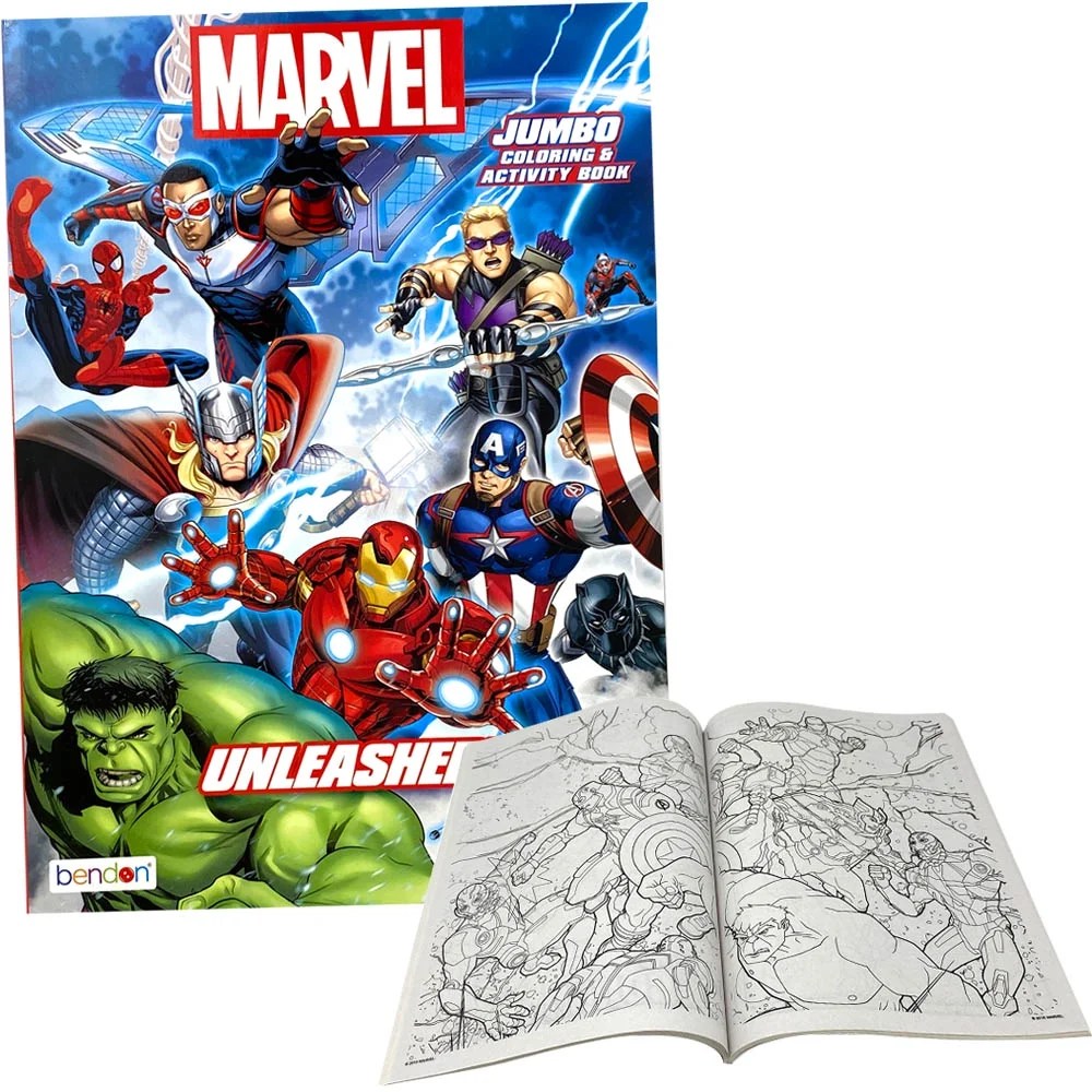 Marvel Avengers Super Hero Coloring Book & Activity Game Marvel Avengers Super Hero Coloring Book & Activity Game