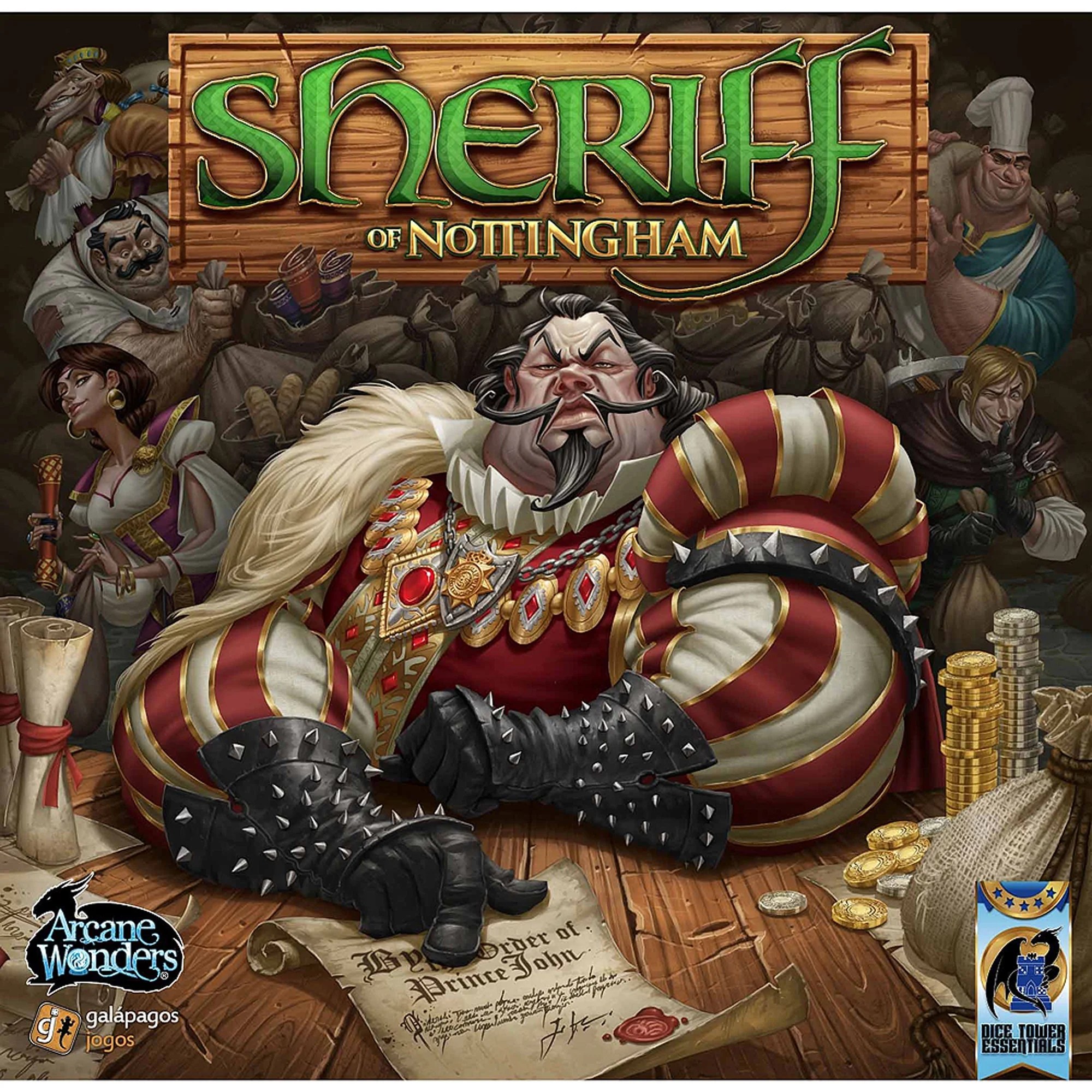 Arcane Wonders Sheriff of Nottingham Board Game Walmart