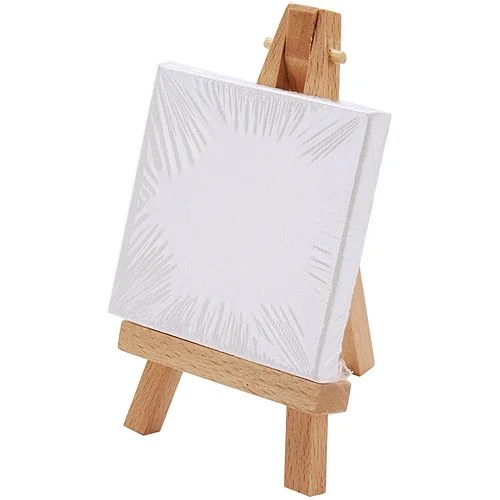 Reeves Mini Canvas and Easel, 2.5" x 2.75"