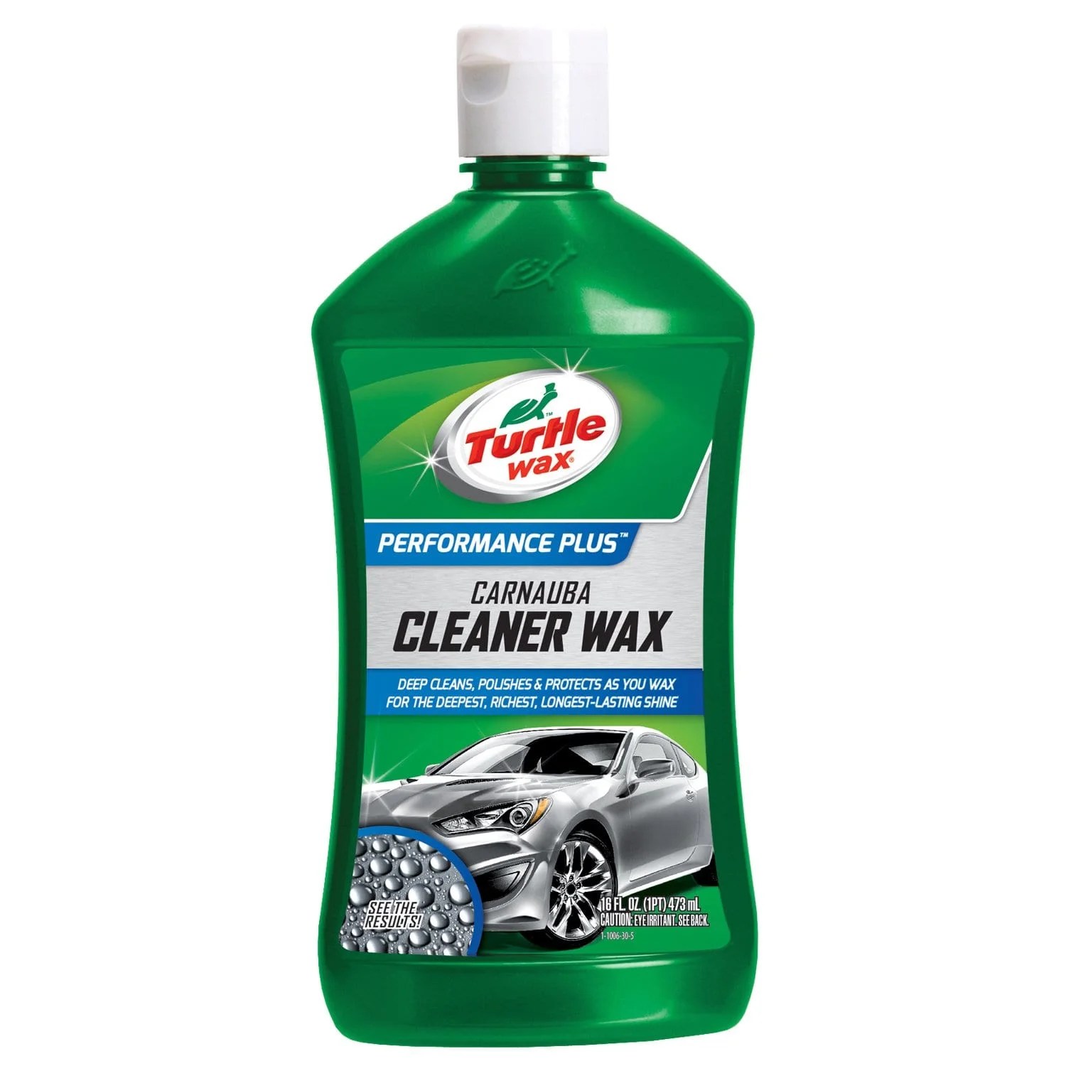 Turtle Wax T6A Carnauba Cleaner Liquid Wax 16 oz