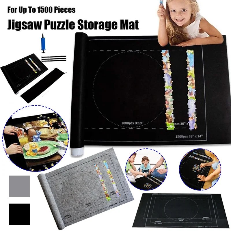 Puzzle Roll Mat Puzzle Storage Puzzle Saver, Store Jigsaw Puzzles Up to