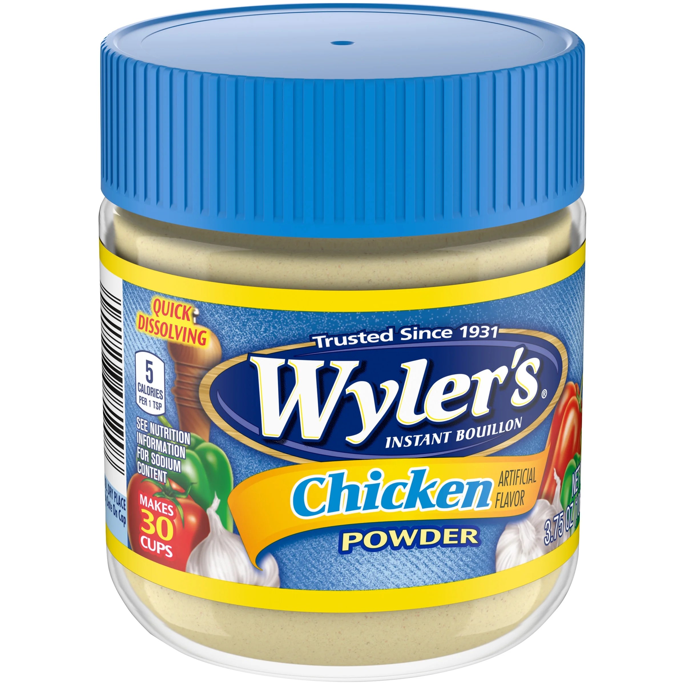 Wyler's Chicken Flavor Instant Bouillon Powder 3.75 oz Jar Walmart