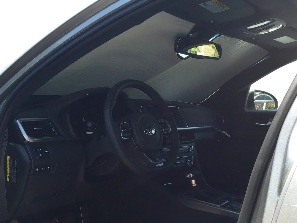 HeatShield, The Original Windshield Sun Shade, CustomFit for Kia