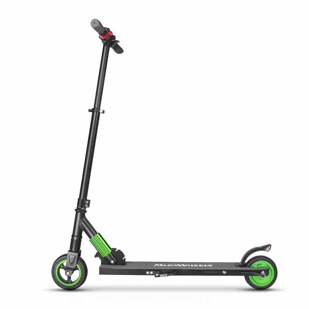 Foldable Adult Electric Kick Scooter,250W TwoWheel Green EScooter