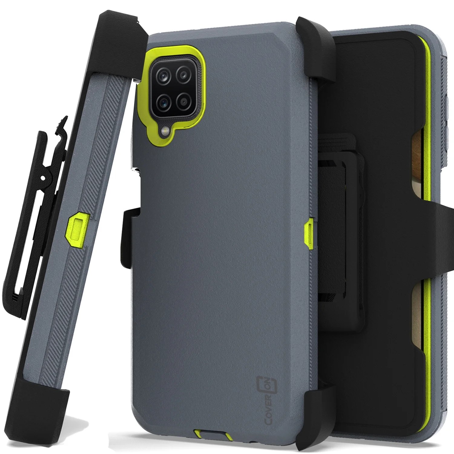 CoverON For Samsung Galaxy A12 Holster Case, Heavy Duty Full Body Belt
