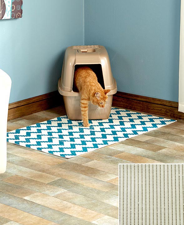 Fresh Kitty Cat Foam Litter Mat