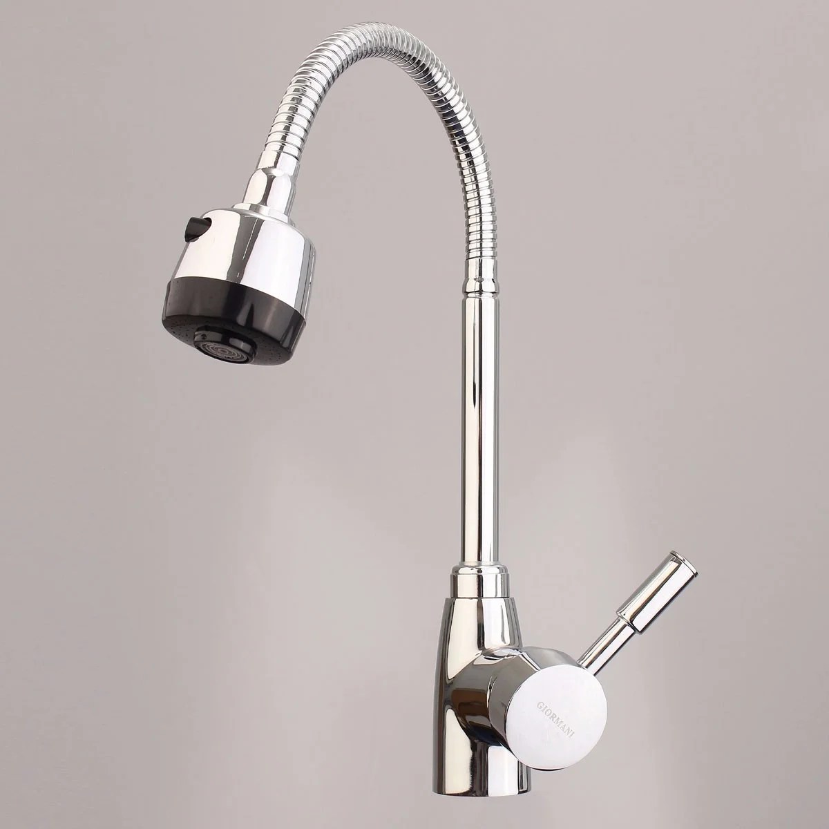 KCASA Kitchen Faucet Solid Brass Pull Swivel Tap Flexible Hot Cold Taps
