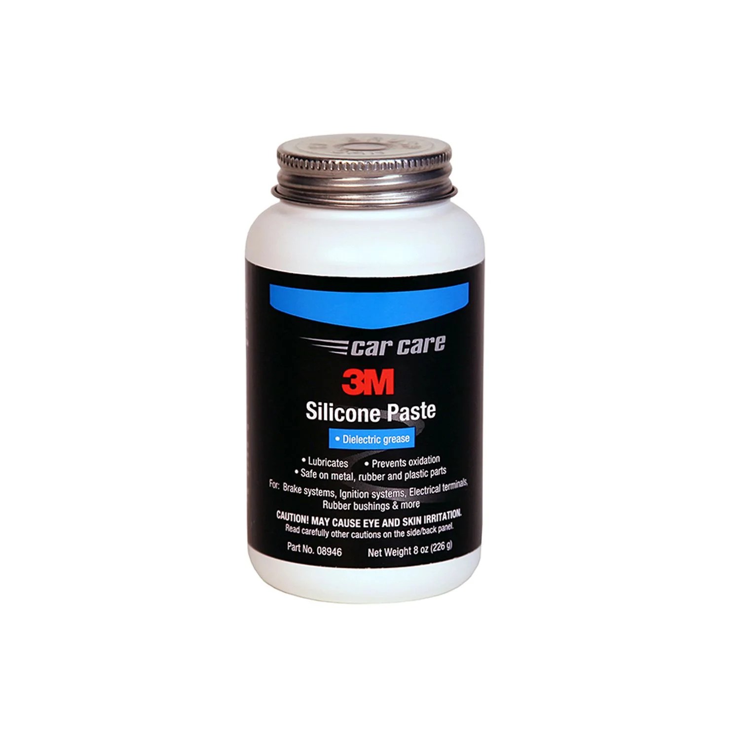 3M Silicone Paste (Dielectric Grease) Lubricates weather stripping, rubber bushings, brake