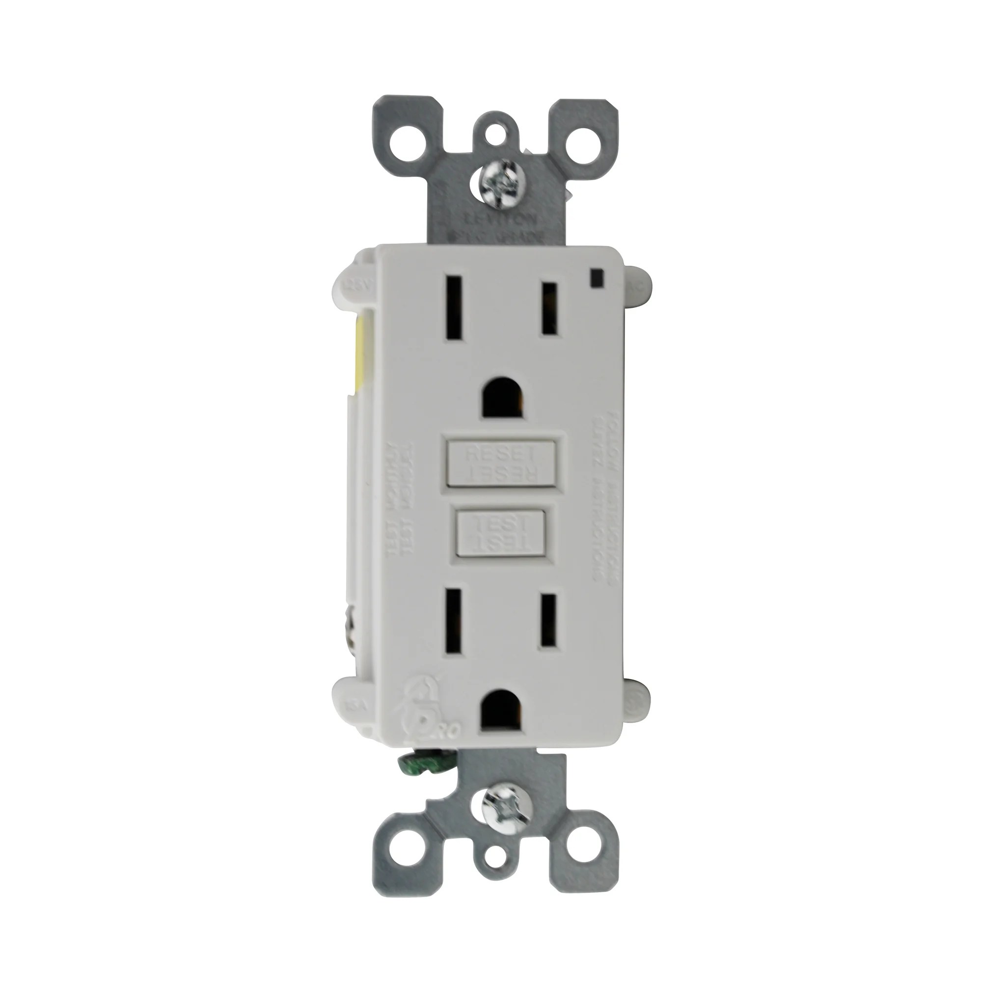 Leviton 7599W 15 Amp, 125 Volt Receptacle, 20 Amp Feed Leviton 7599W 15 Amp, 125 Volt Receptacle, 20 Amp Feed