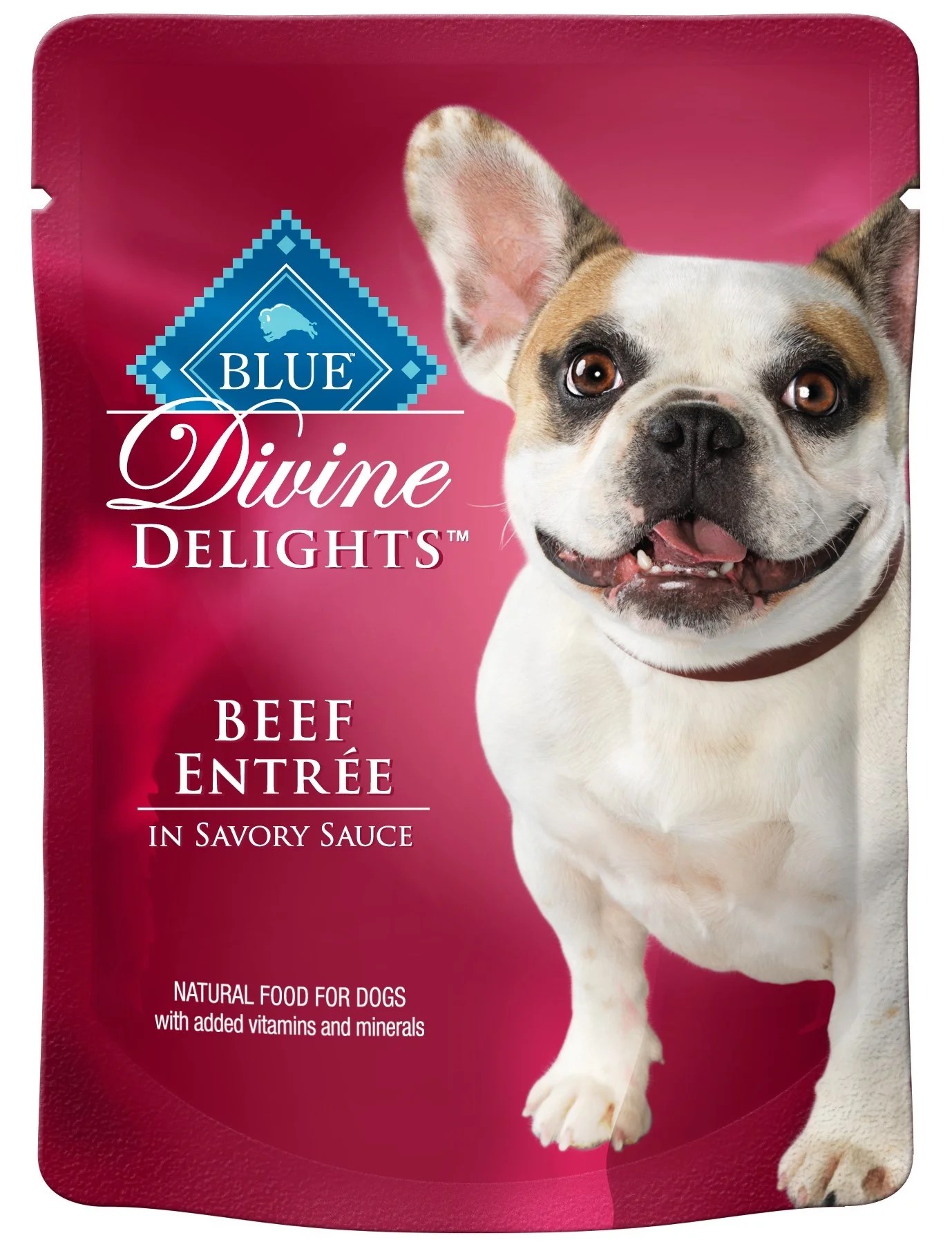 Blue Buffalo Divine Delights Wet Dog Food, Beef in Savory Sauce, 3 Oz