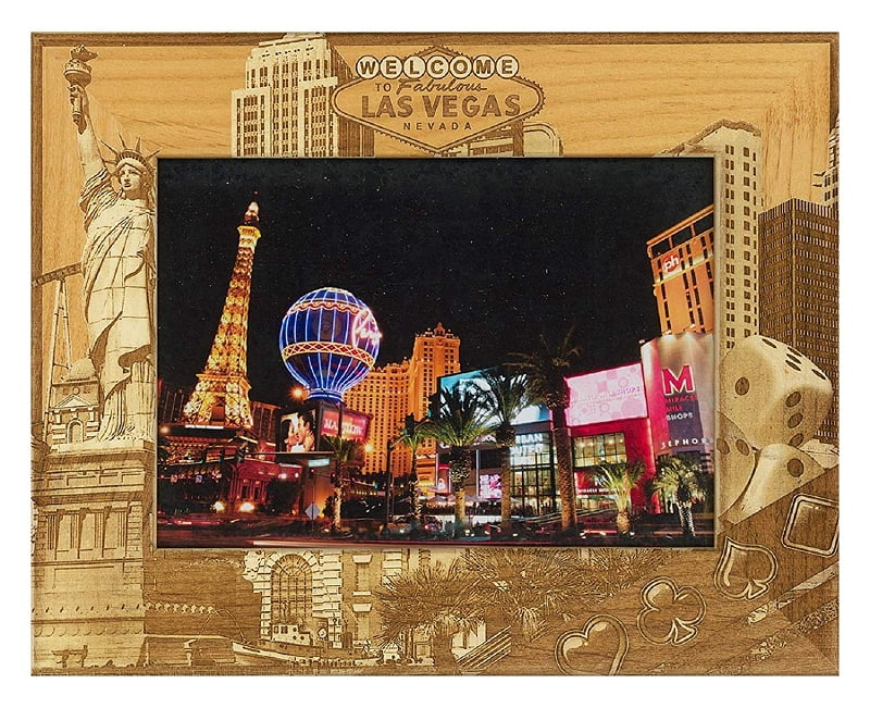 to Fabulous Las Vegas Nevada Laser Engraved Wood