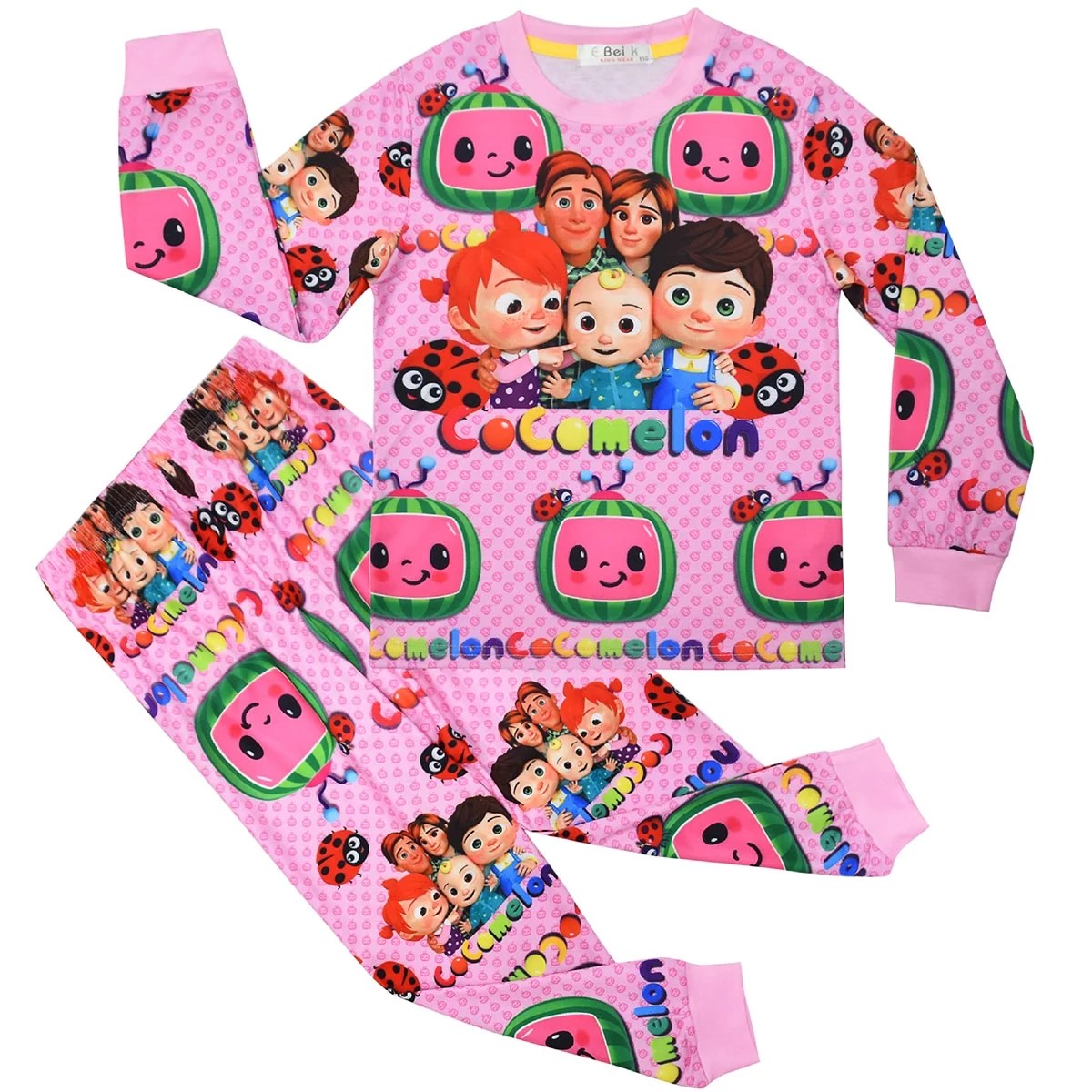HAWEE Little Girls Child Pajamas Sets Cotton Pjs Long Sleeve