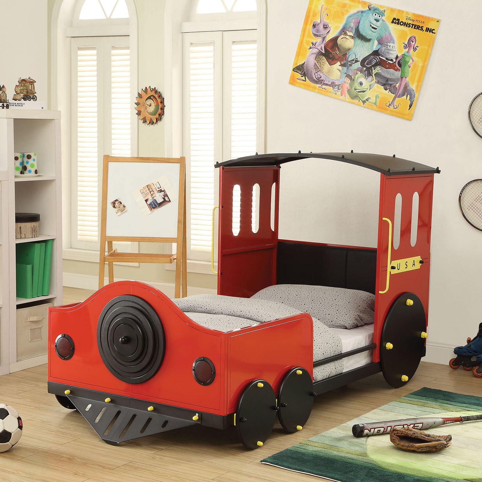 Acme Tobi Train Bed, Twin, Multiple Colors