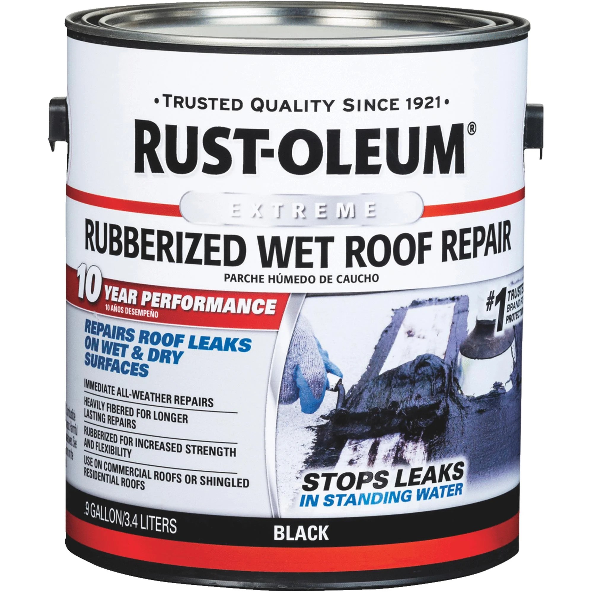 RustOleum Rubberized Wet Roof Repair Cement & Patching Sealant