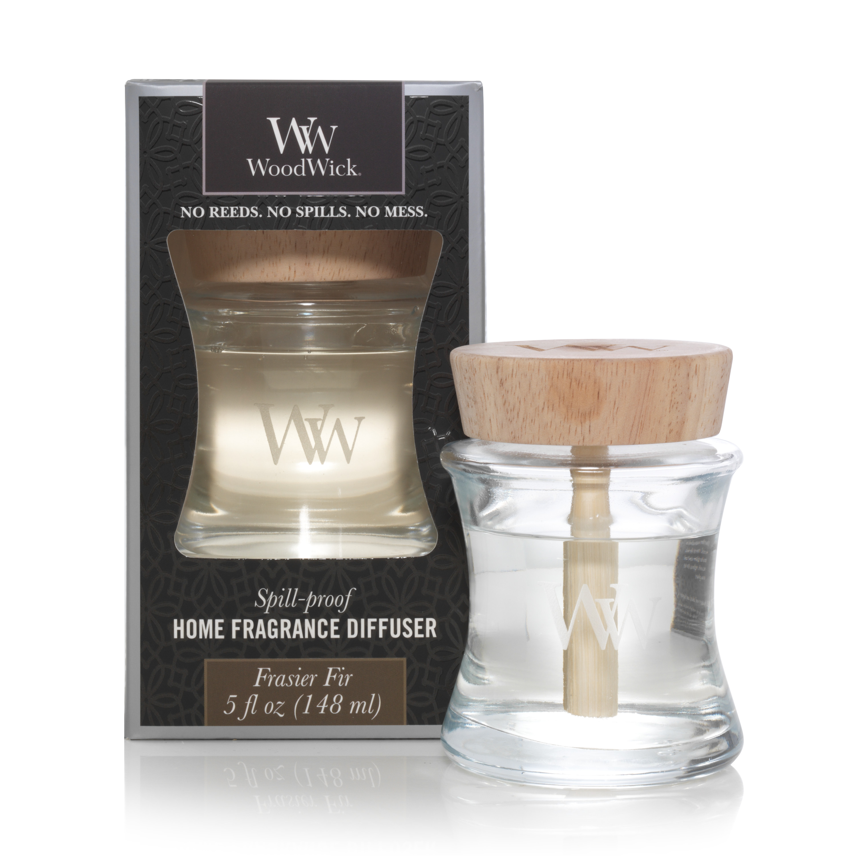 WoodWick SpillProof Fragrance Diffuser, Frasier Fir