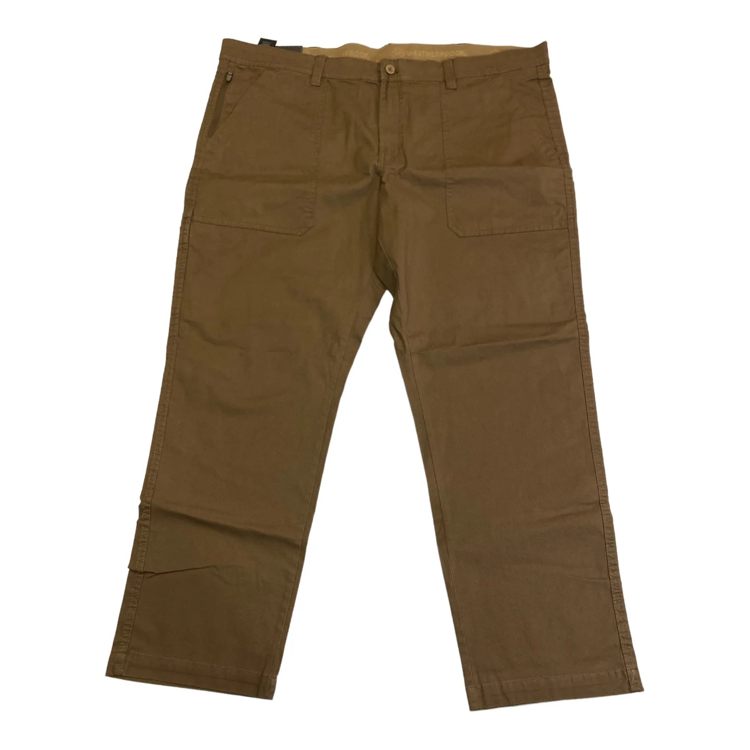 WP Weatherproof Men's Flex Waist Twill Trail Utility Pant, Straight Leg