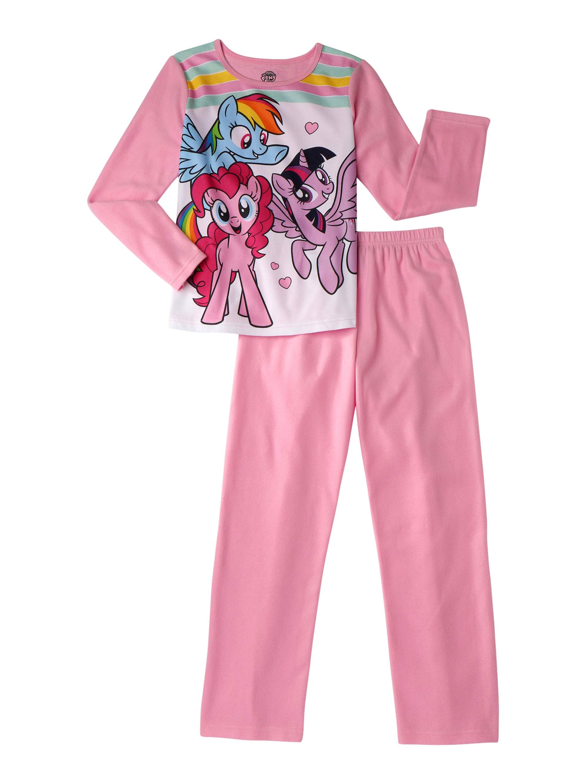 My Little Pony My Little Pony Girls’ Flannel Pajamas, 2Piece Set