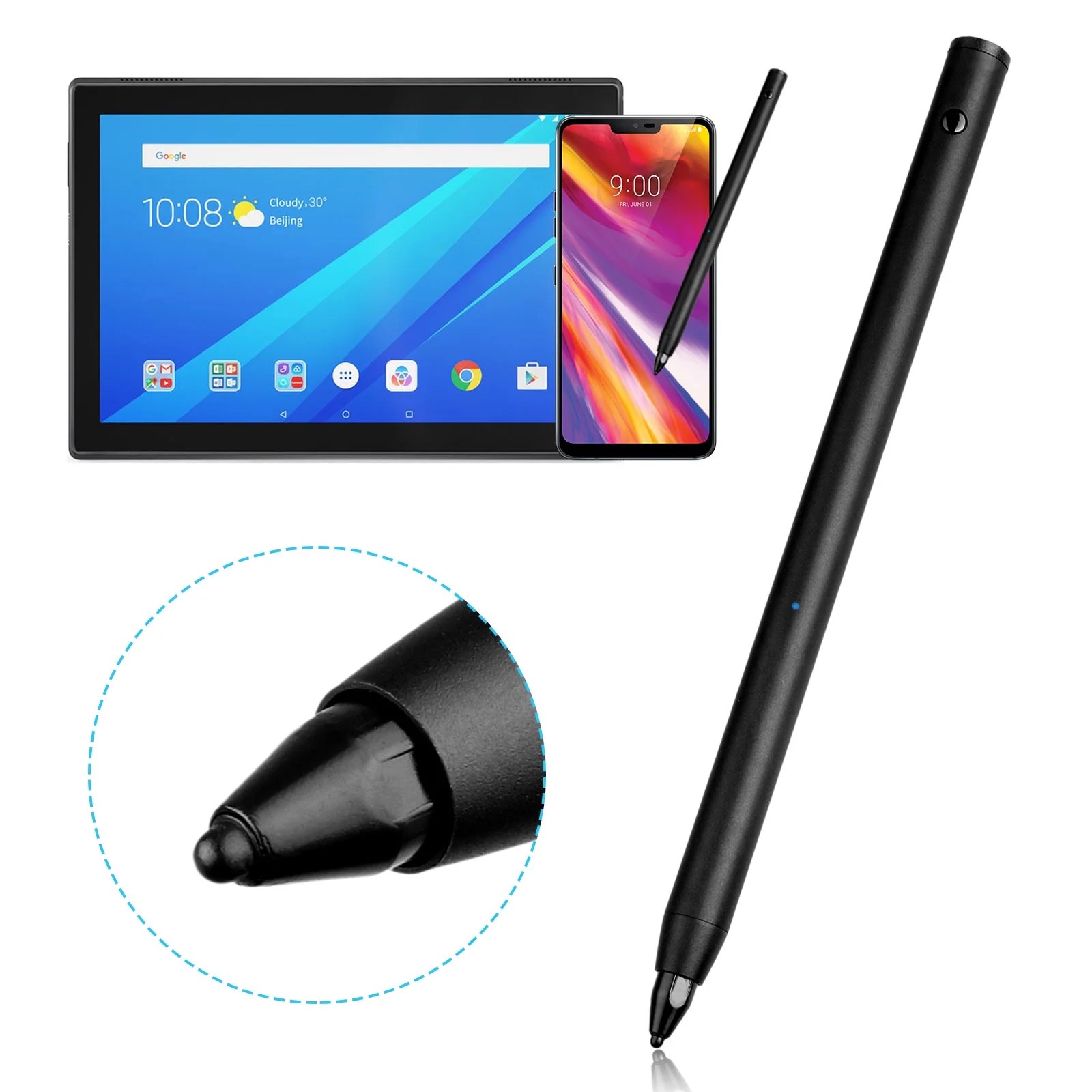 Active Stylus Pen, Suitable for All Capacitive Touch Screen Devices
