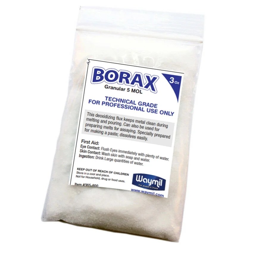 Borax Flux 3 Oz Casting Melting Gold Silver Crucible Glaze Jewelry