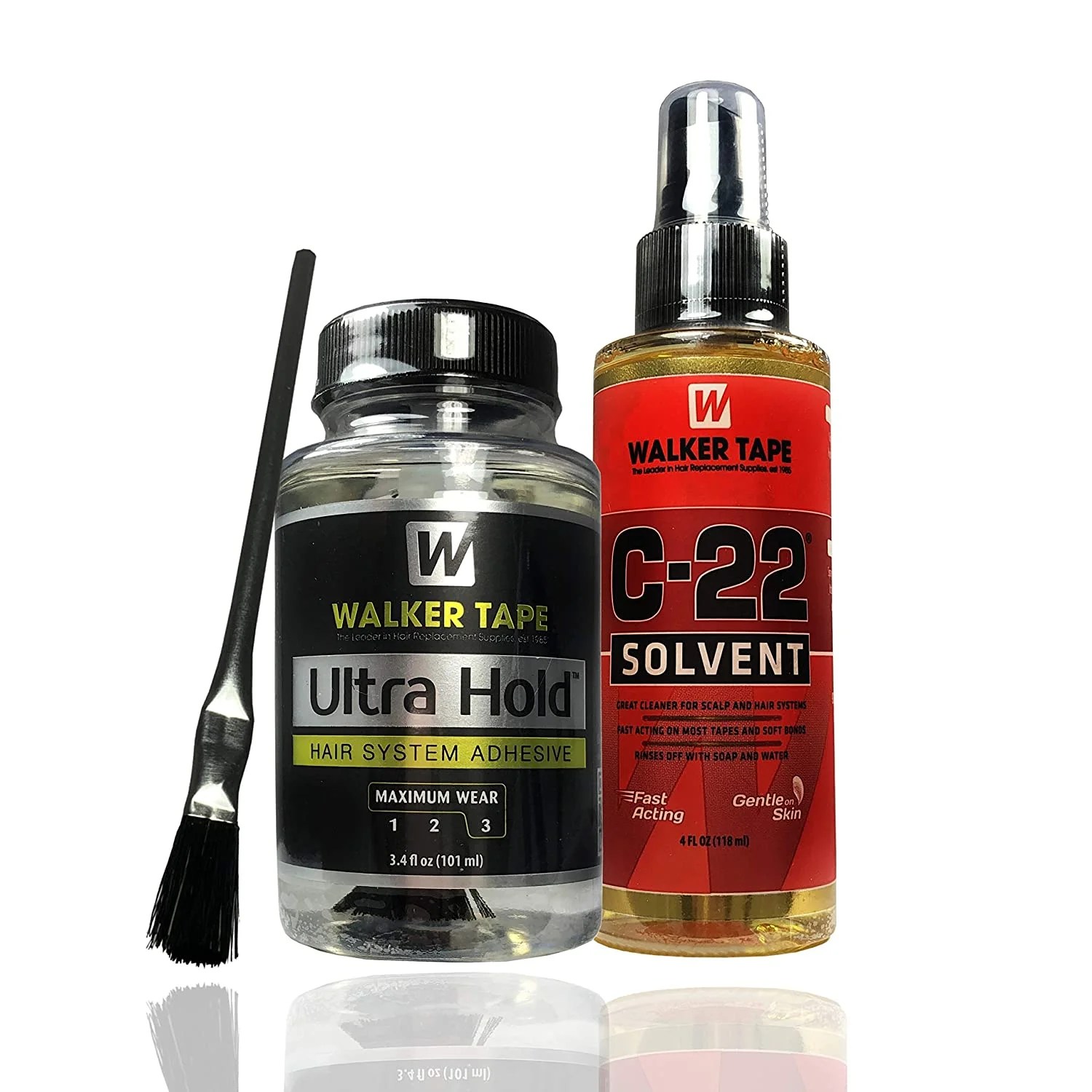 Ultra Hold Hair System Adhesive 3.4oz & 4oz C22 Citrus Solvent wig glue