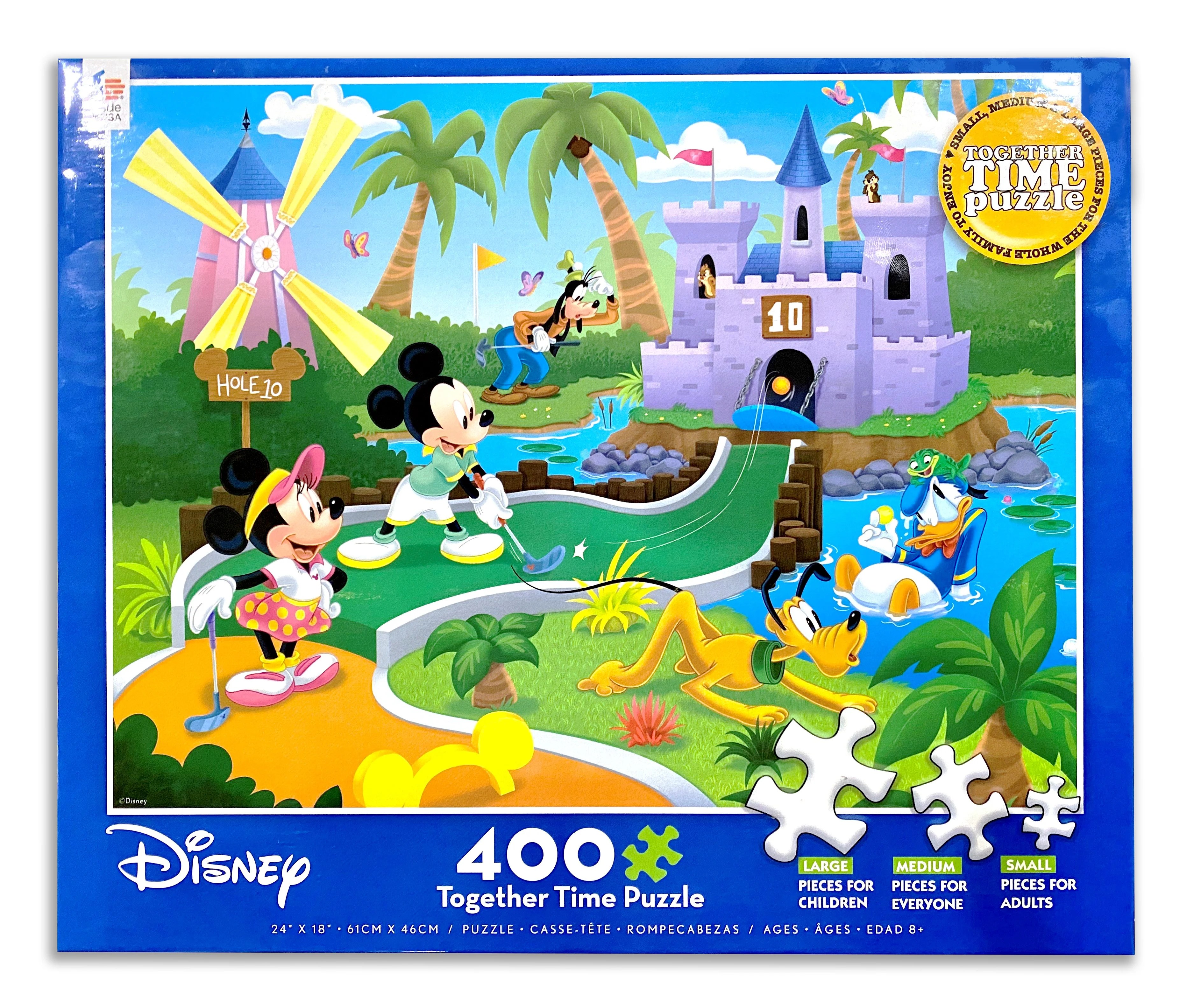 Disney Mickey Miniature Golf Together Time 400 Piece Puzzle