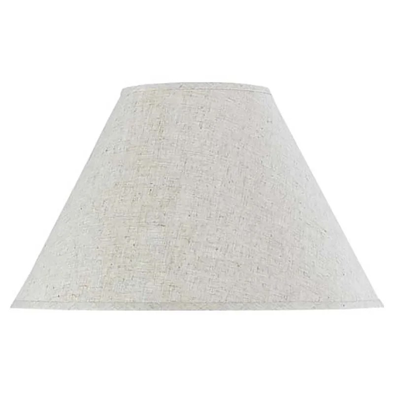 Cal Lighting Coolie 26.3" Fabric Lamp Shade with Spider Type Fitting in