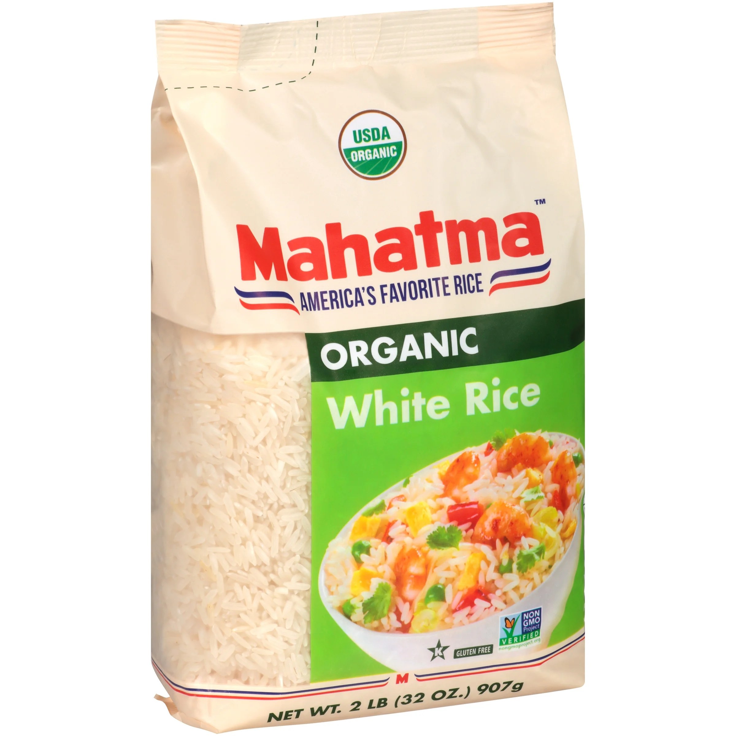 Mahatma Organic Long Grain White Rice, 33 Oz
