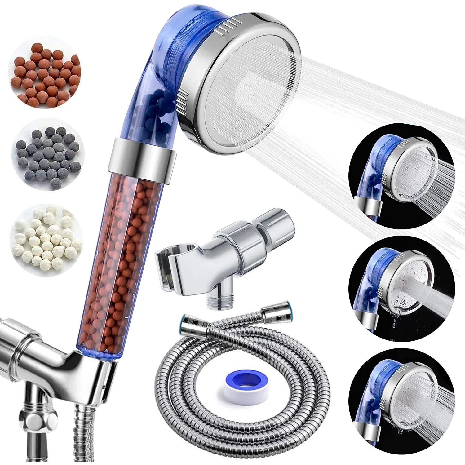 PHANCIR Shower Head with Handheld, High Pressure Shower Heads with