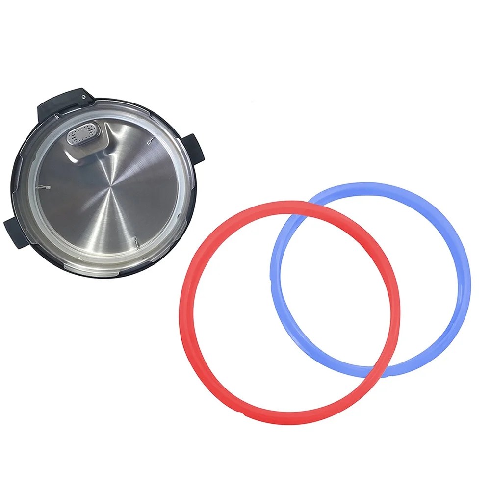 2 Pack Silicone Pot Ring Rubber Pressure Cooker Gasket