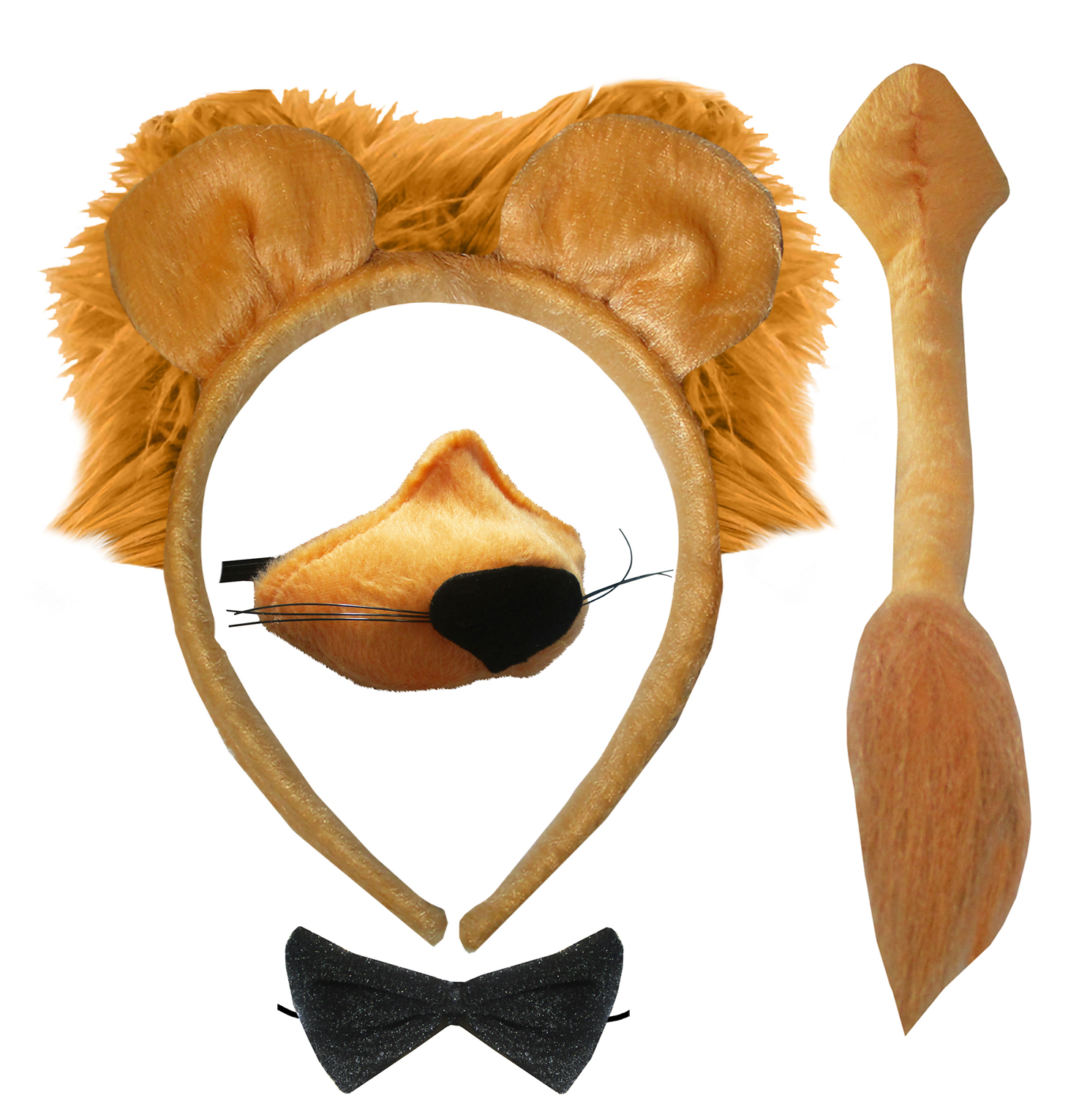 Brown Roaring Lion Sound Effect Costume Set