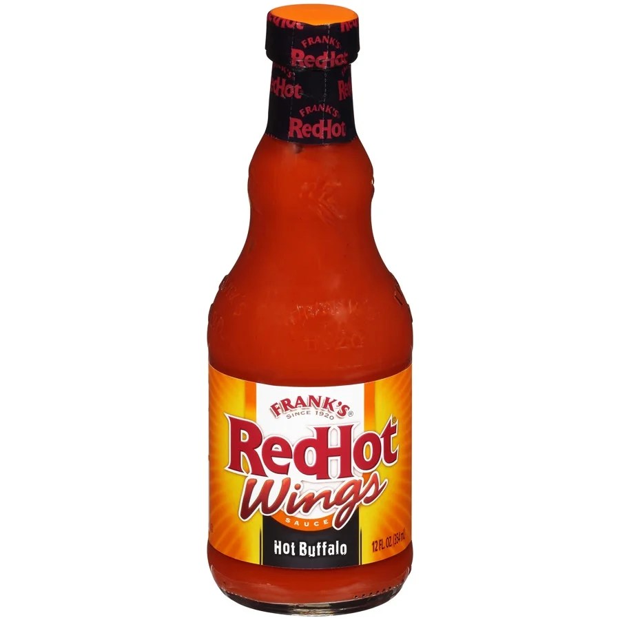 Frank's RedHot Hot Buffalo Wings Sauce, 12 fl oz, Hot Wing Sauce