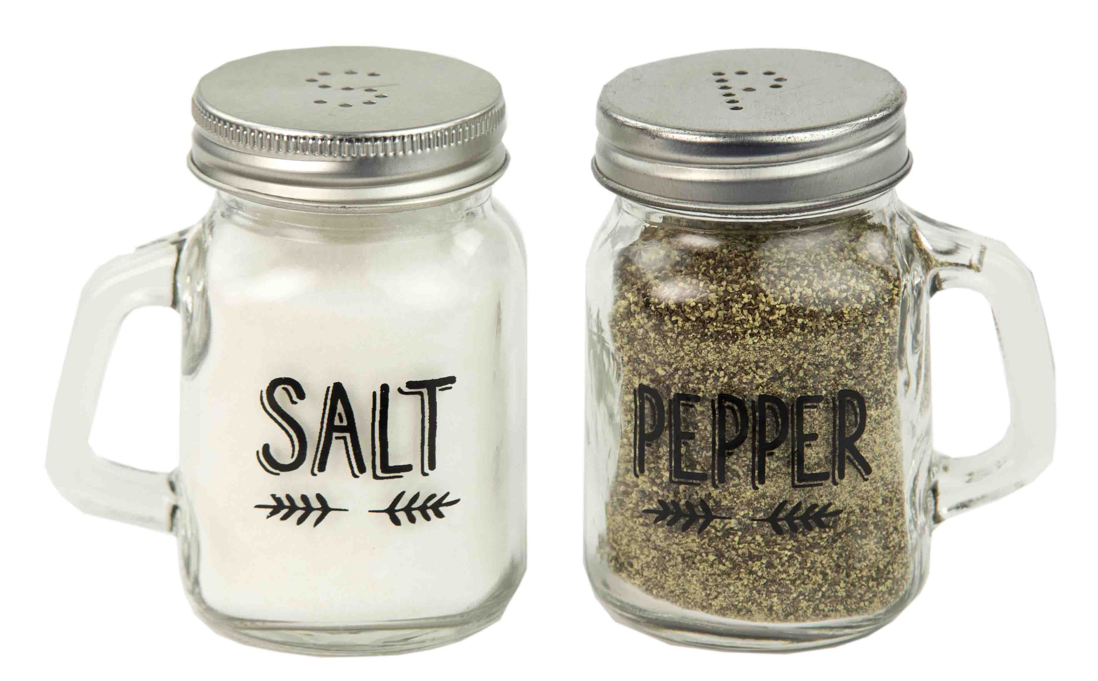 Salt and Pepper Mason Jar Set