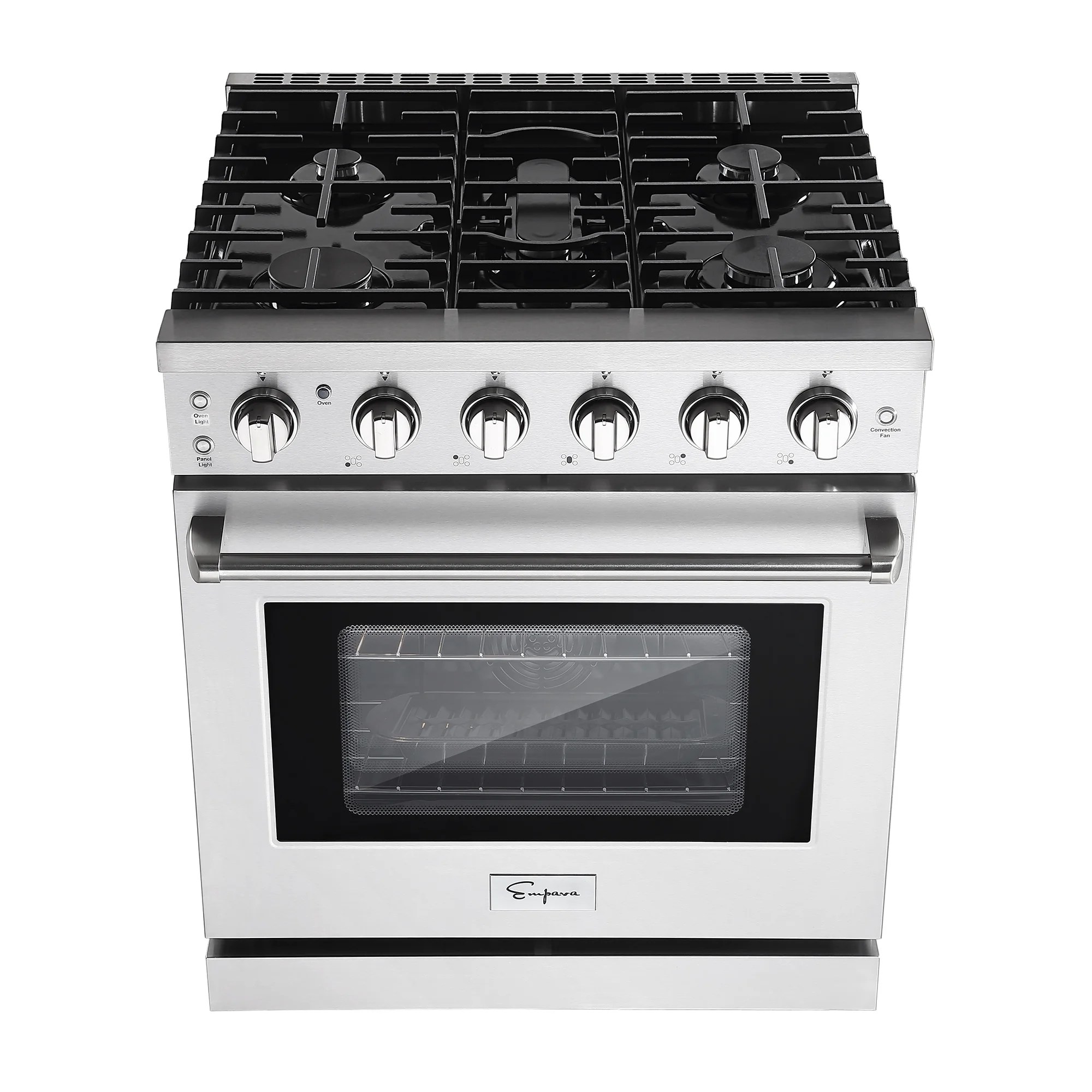 Empava 30inch 4.5 cu. ft. SlideIn Single Oven Gas Range with 5 Sealed