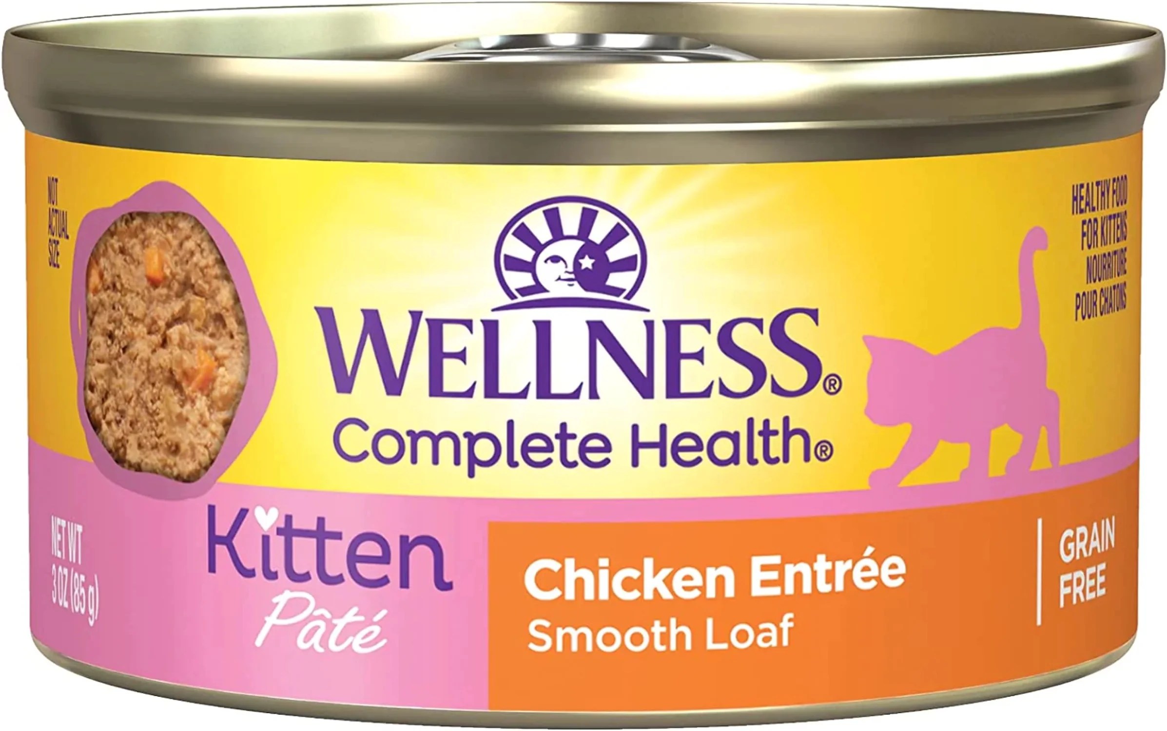 Wellness Complete Health P?t? Kitten Chicken Entr?e Canned Wet Cat Food