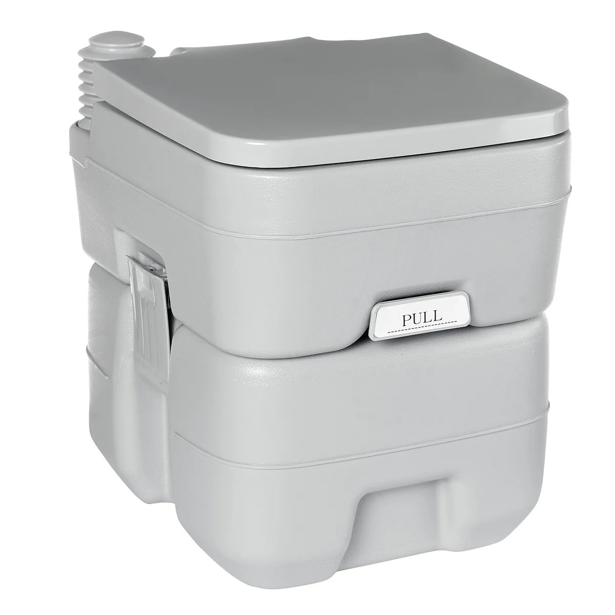 10L 12L 20L Portable Toilet, Porta Potty Seat with Piston Pump Flush, for Travel, Camping