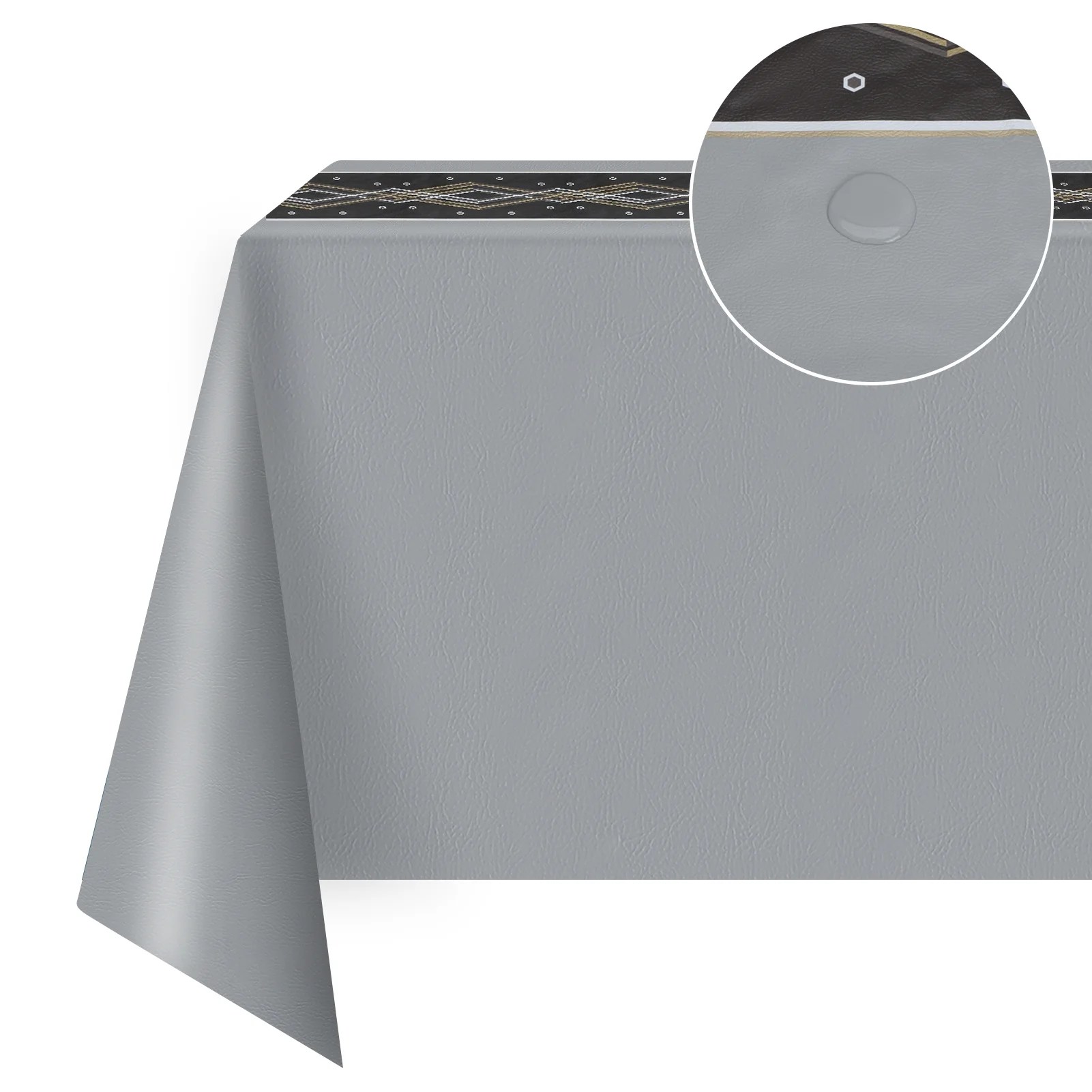 Toplive Wipeable Plastic Tablecloth, Waterproof PVC Tablecloth, Heavy