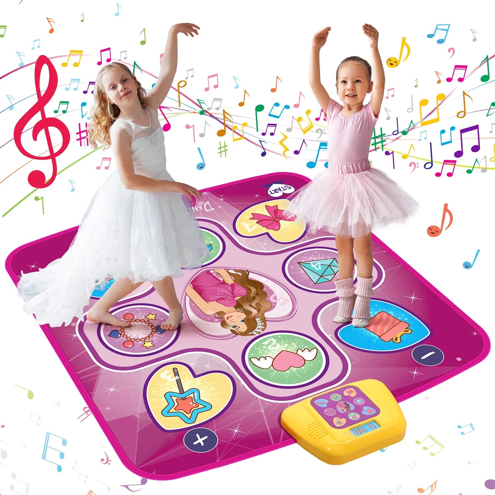 Dance Mat, Electronic Dance Pad Dance Mixer Rhythm Step Play Mat Game