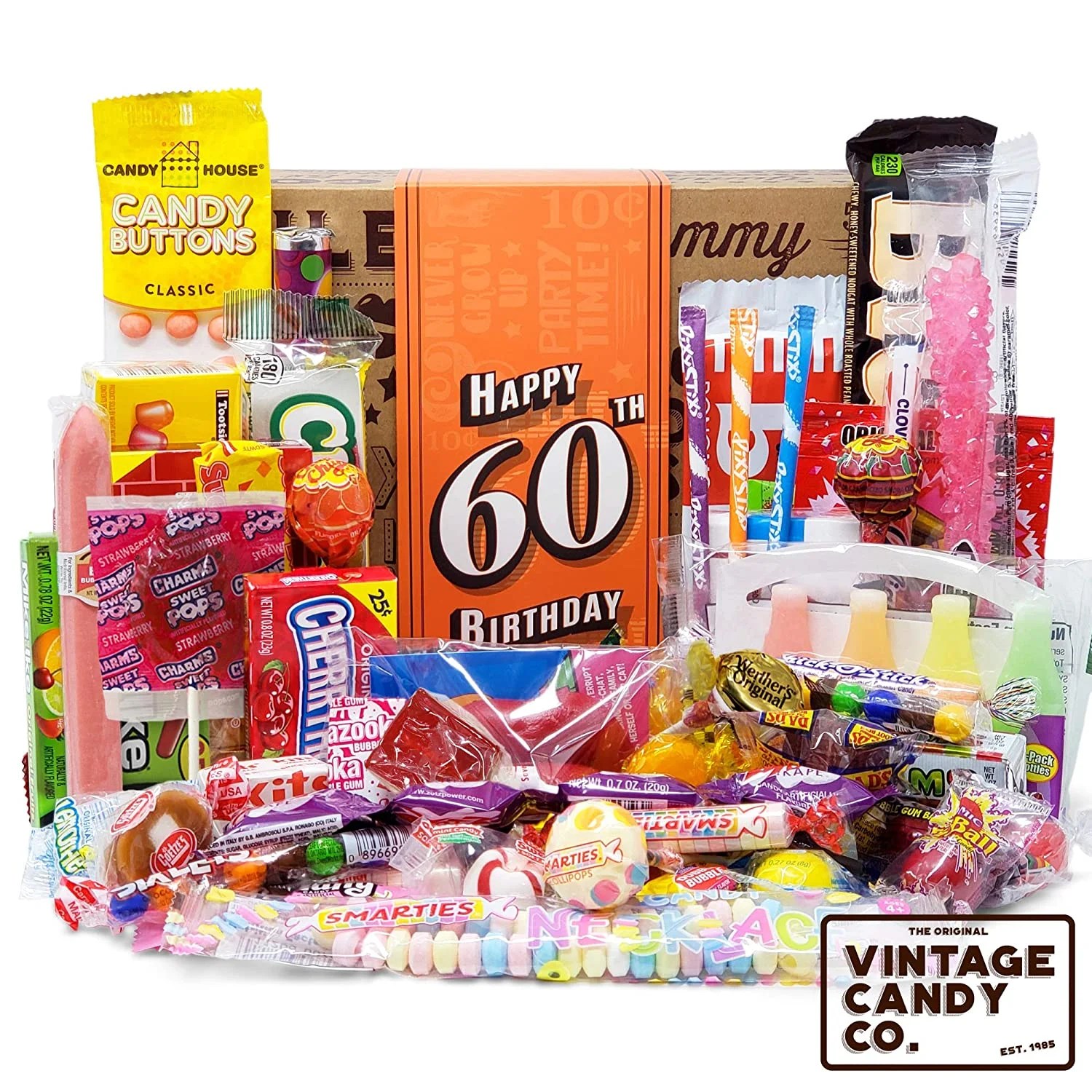 Buy VINTAGE CANDY CO. 60TH BIRTHDAY RETRO CANDY GIFT BOX 1961 Decade