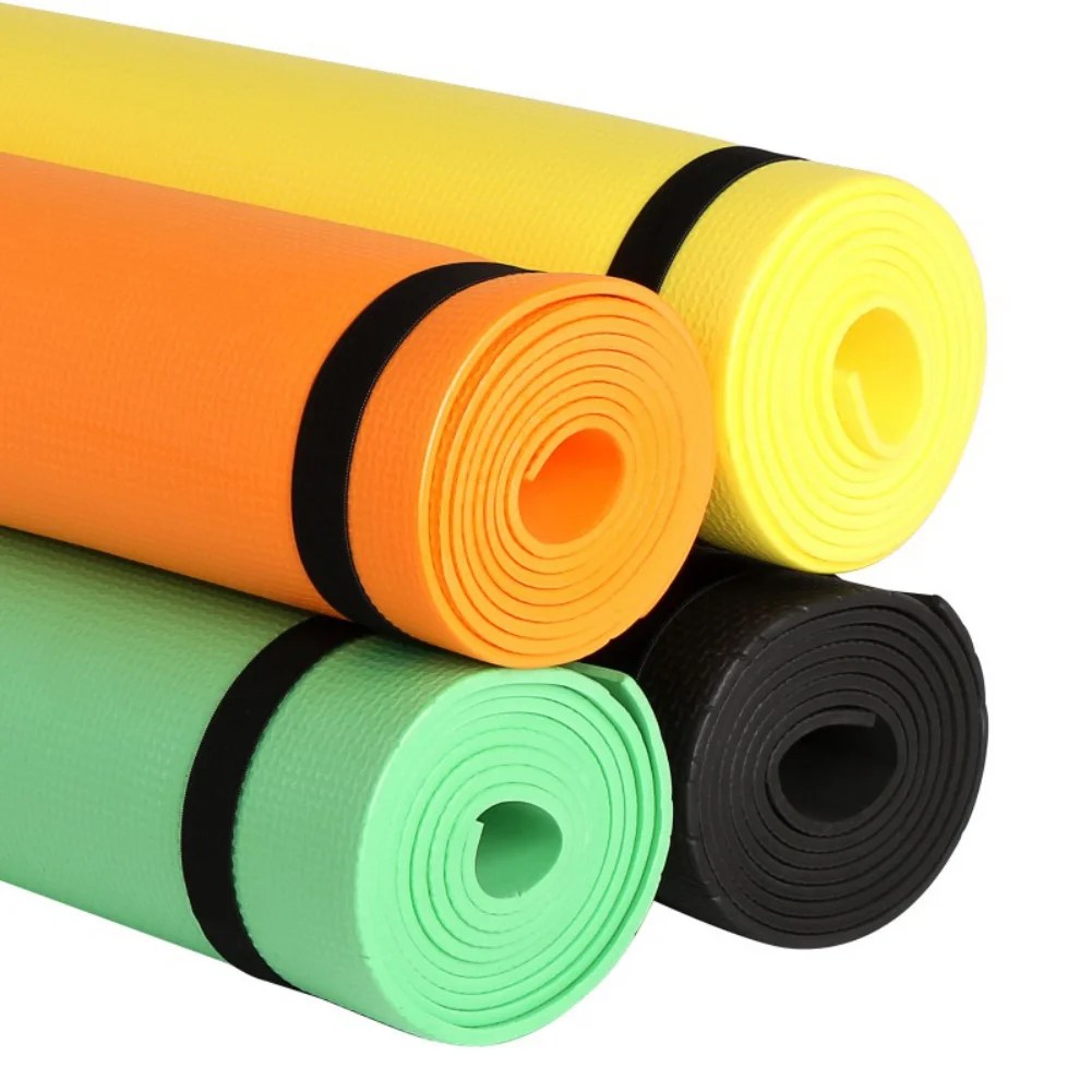 Manfiter Yoga Mat EVA 4mm Thick Dampproof Antislip Fitness Exercise