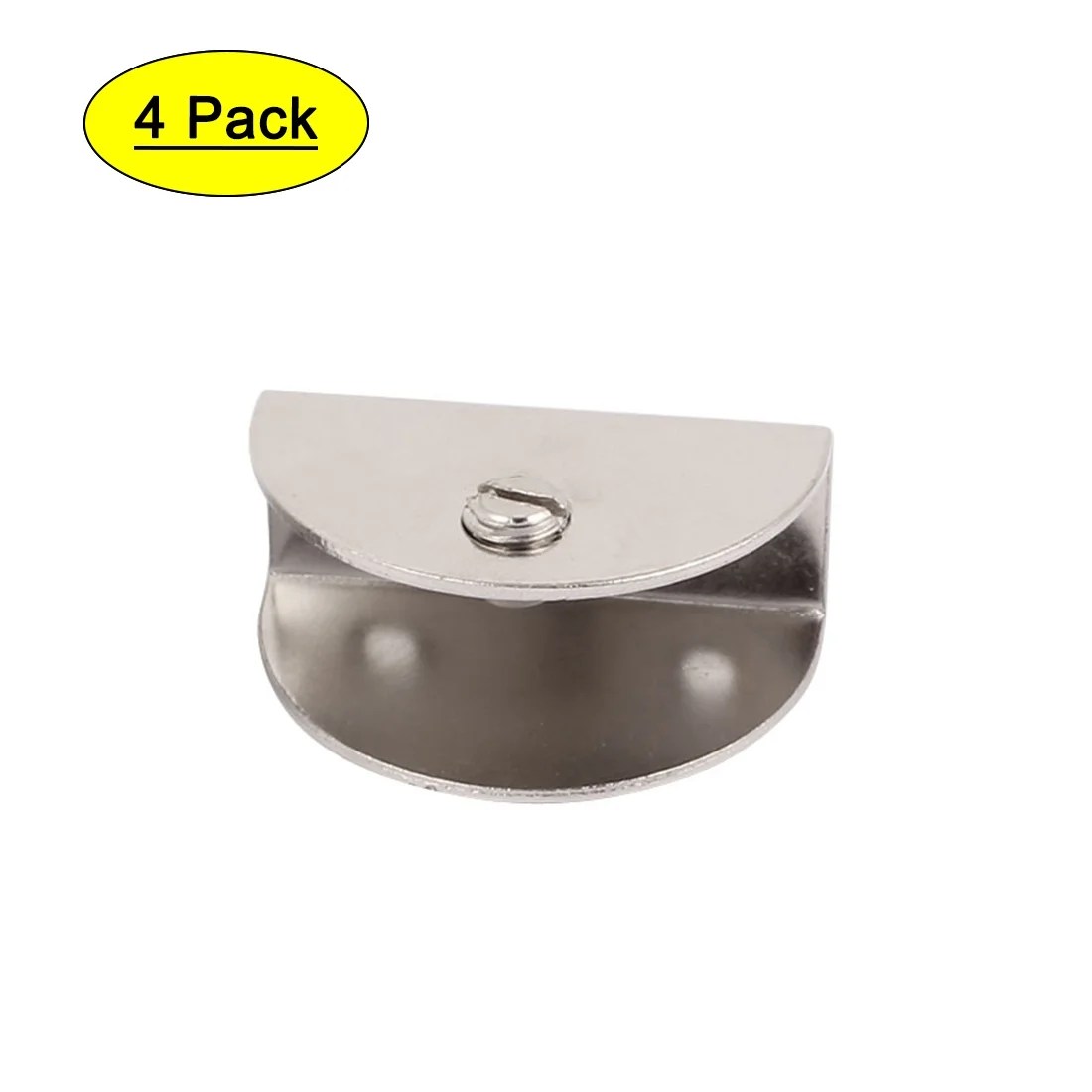 Unique Bargains Stainless Steel 1316mm Thickness Glass Shelf Clip