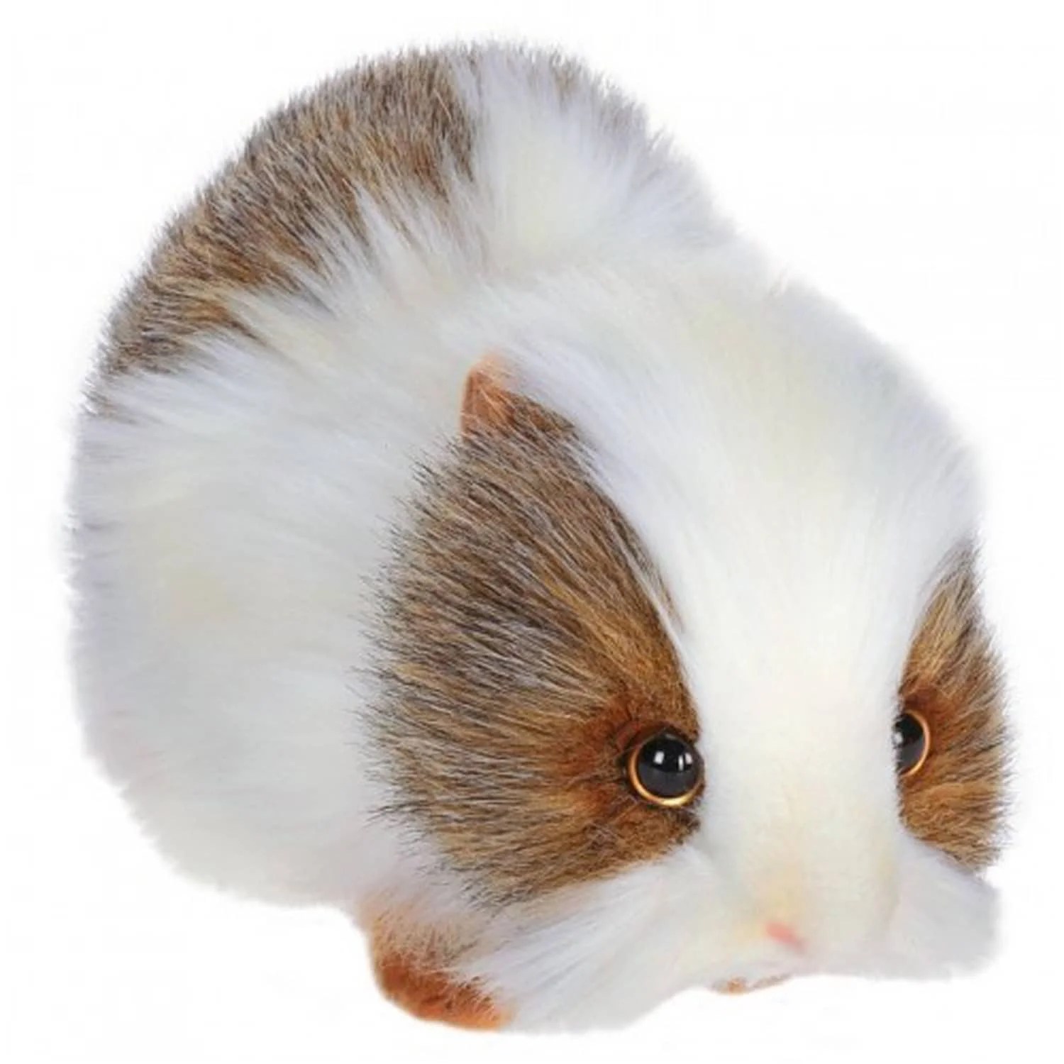 Hansa Gray and White Guinea Pig Plush Toy