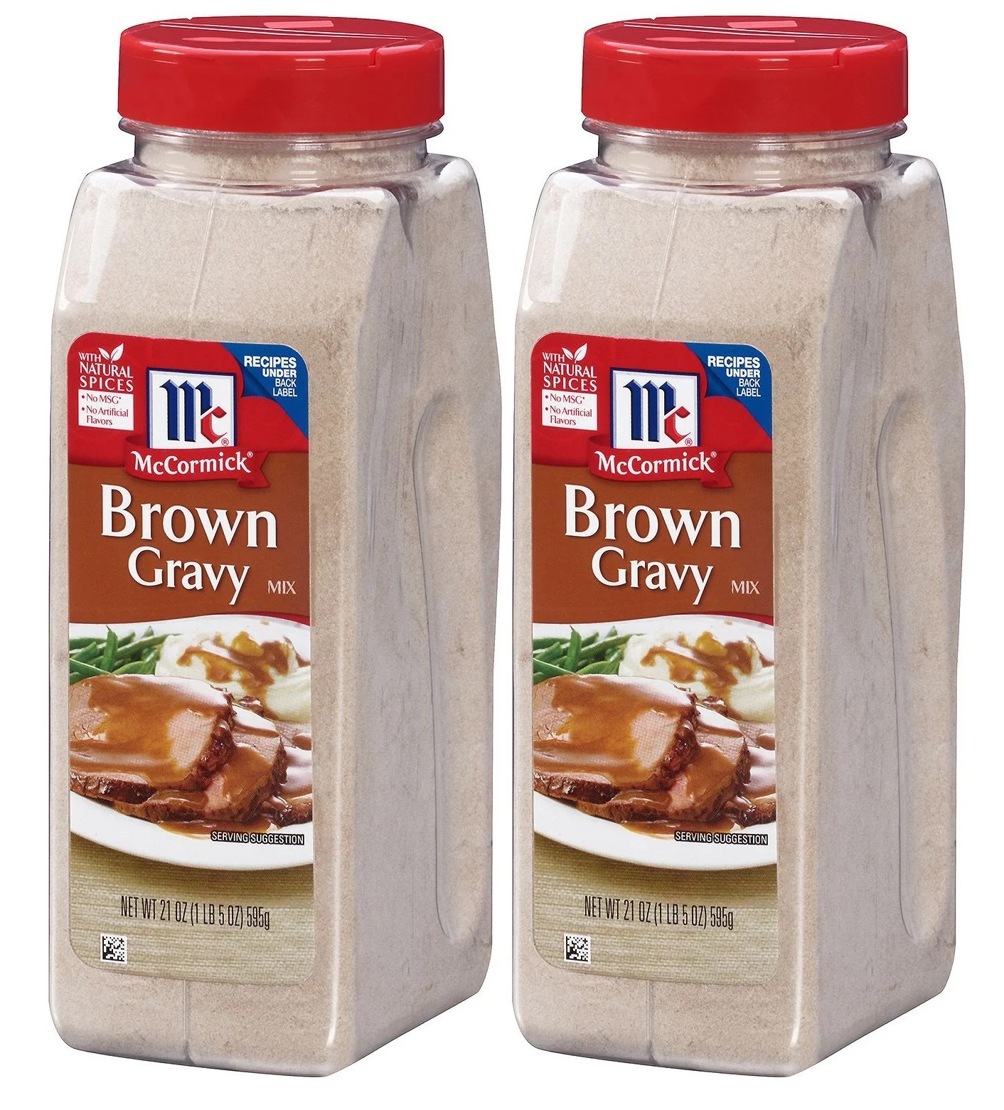Product of McCormick Brown Gravy Mix (21 oz.) Pack of 2 Sauces [Bulk