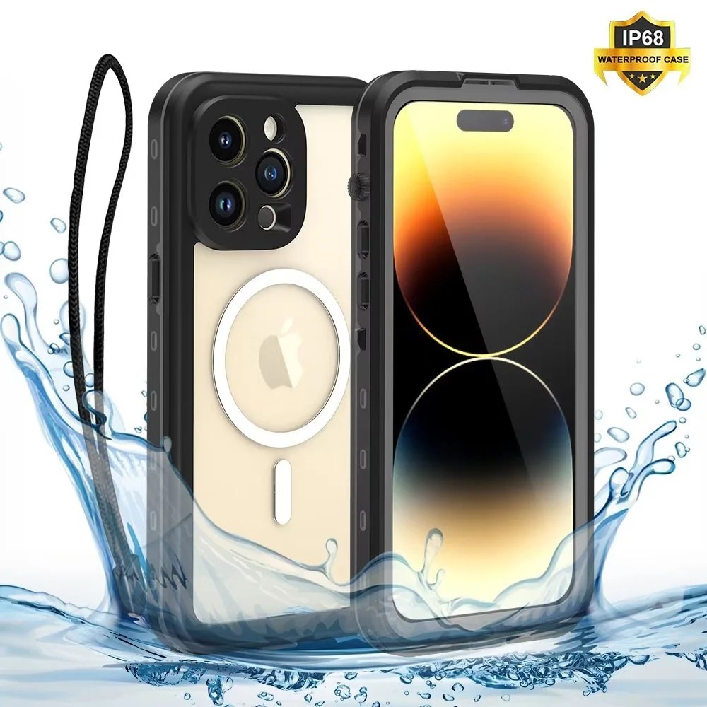 SHELLBOX Waterproof iPhone 14 Pro Case Swiming Full Sealed