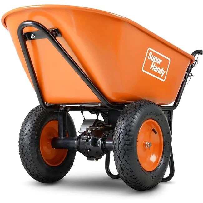 SuperHandy TRIGUO034 Electric Wheelbarrow & Utility Cart