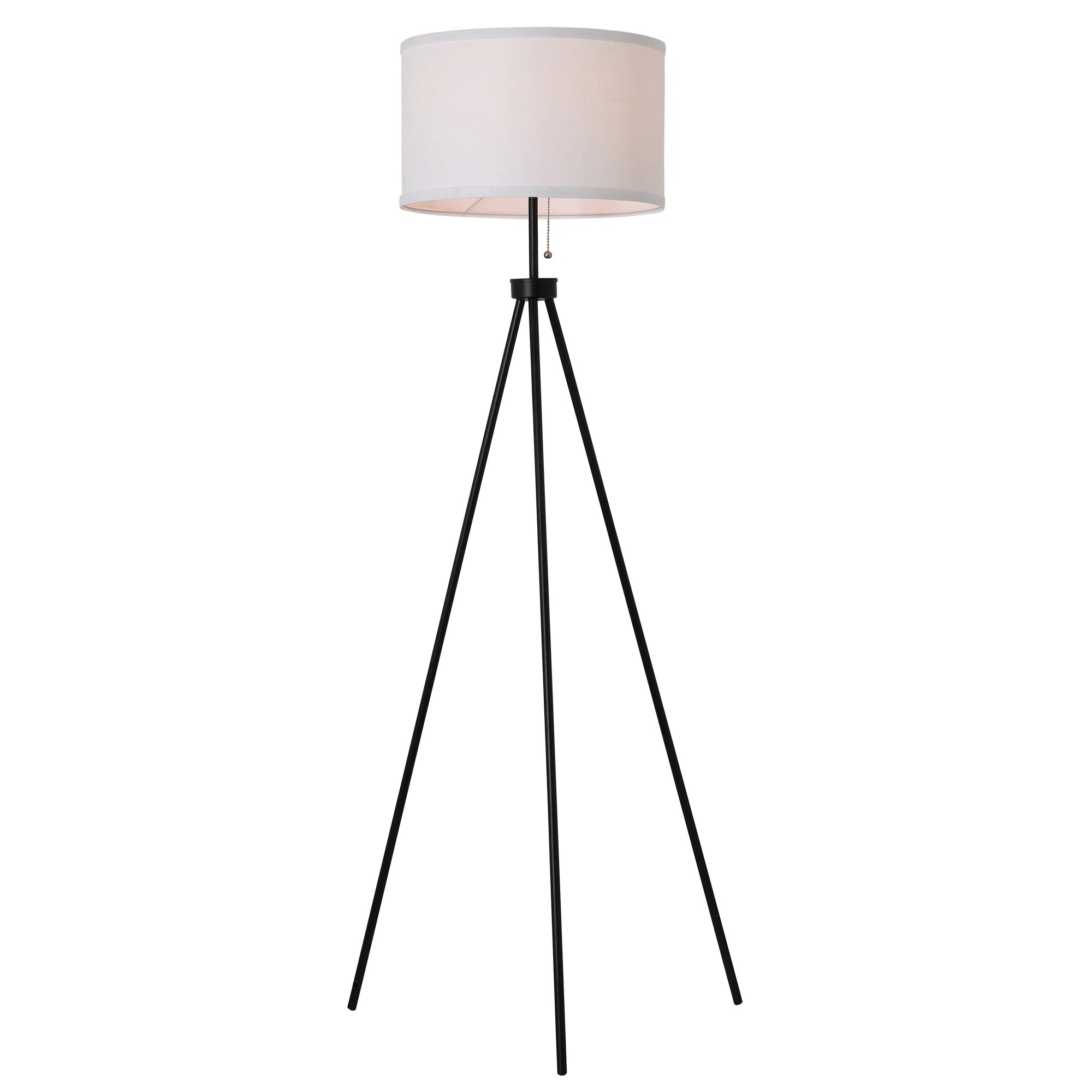 Mainstays Black Tripod Floor Lamp, CA