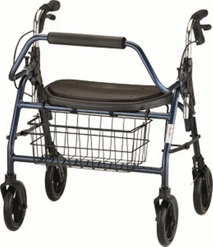 Rollator Bariatric Heavy Duty Aluminum Rolling Walker Weight Capacity