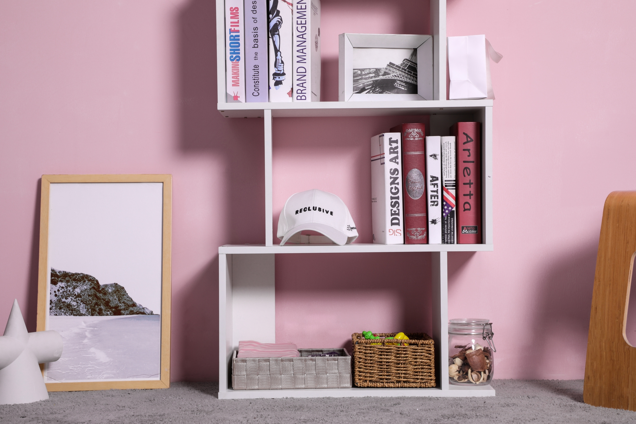 ZShelf Room Divider Display Shelf Free Standing Display Storage