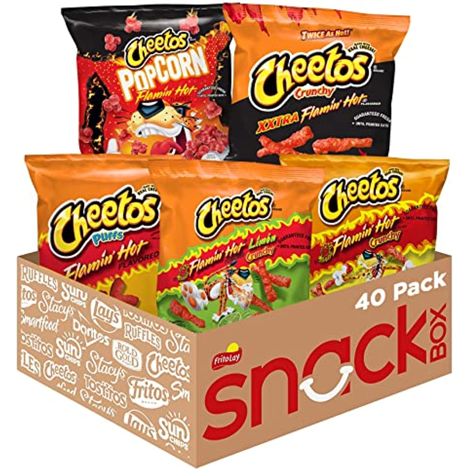 Cheetos Flamin Hot Variety Pack, 40 Count in Nepal at NPR 11857, Rating 5